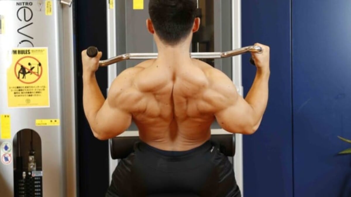 ラウンド型グリップ 究極のパラレルラットプルダウンバー 筋トレのプロ直伝！背中を鍛える「ラットプルダウン」徹底解説！【動画
