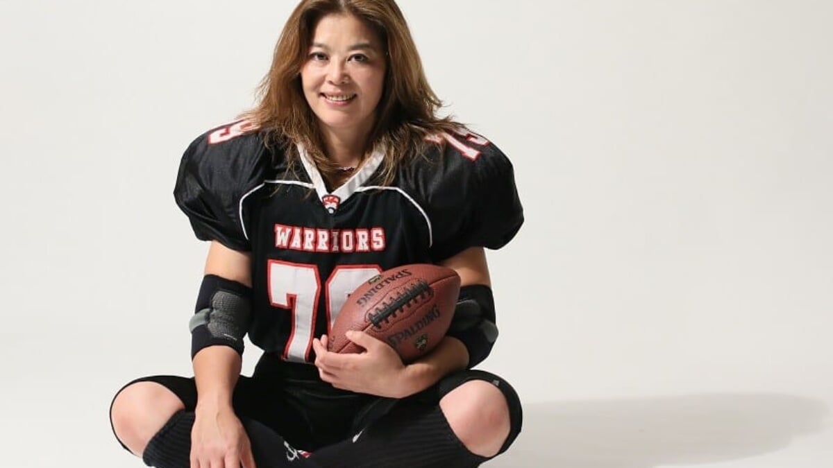 米国女子アメフト日本人初の殿堂入り！“身体能力が凄すぎる54歳“の激