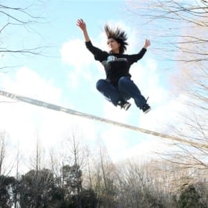 スラックライン世界王者 須藤美青「男子と互角に渡り合える選手になりたい」