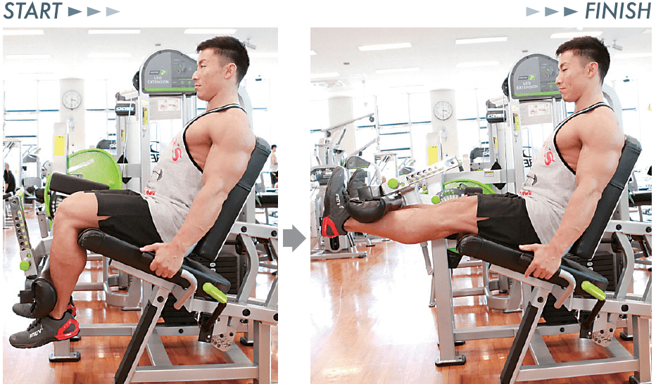 脚の基本種目！レッグエクステンションここが大事！【動画】 | FITNESS 