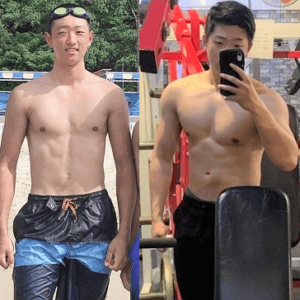 バルクアップ法公開。55㎏のガリガリが筋肉で80㎏に!?【筋トレで大変身!ビフォーアフター】