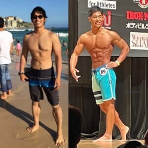 1kgでこの差!筋肉を増やし脂肪を落とした減量法【筋トレで大変身!ビフォーアフター】
