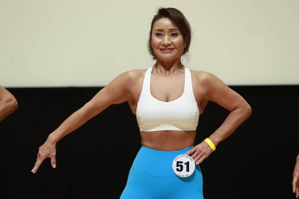 ウーマンズレギンス65歳以下の部優勝　鈴木紀子選手