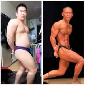 4カ月で24kg減!?「ボディビルダーになりたかった」【筋トレで大変身!ビフォーアフター】