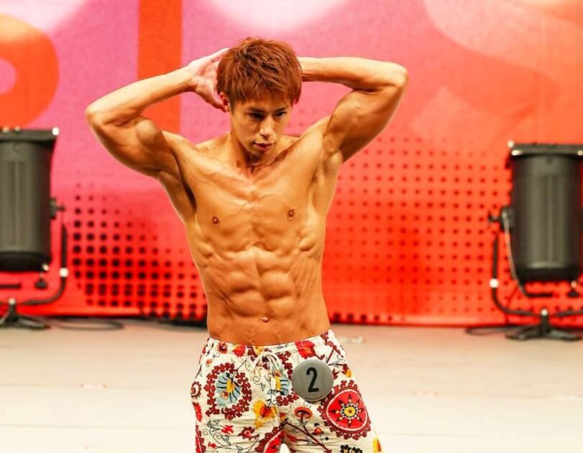 細マッチョ部門を制したバキバキ腹筋男子！「トレーニング前に瞑想を 