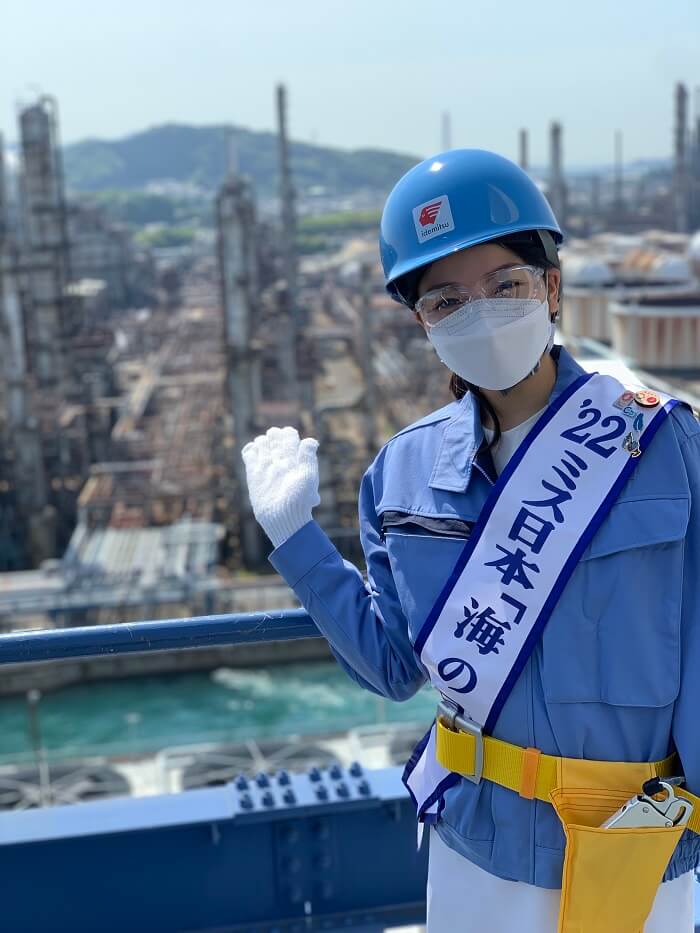 2022ミス日本「海の日」属安紀奈さん