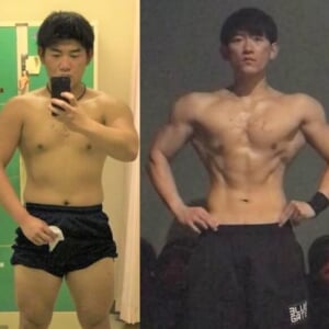 「ショルダープレスが効果的だった」“筋トレをすればイケメンになれる”と信じた結果【筋トレで大変身!ダイエットビフォーアフター】
