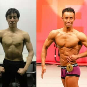 野球部男子から筋肉男子へ驚きの進化!こだわりは限界まで筋肉を追い込むこと