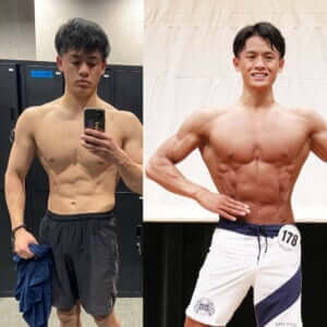2冠を果たした大学生メンズフィジーク選手が教えてくれたのは“ストレスの少ない減量法”