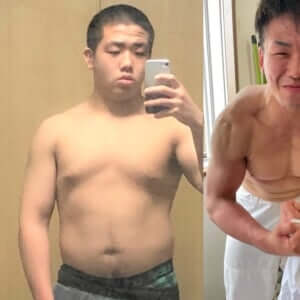 ポッチャリ男子が別人に!?「好きな子にアピールしたい」 【筋トレで大変身!ダイエットビフォーアフター】