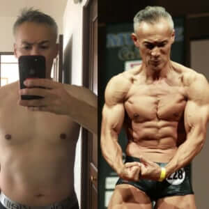 46歳で「ボディビルダーのような身体になりたい」と本格的に筋トレを開始!1年10カ月で驚きの変化を遂げ、見事優勝を達成した公務員