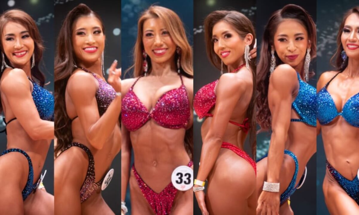 JBBF】絶対女王・安井の国内無敗が確定。ビキニ日本一を競ったTOP6の艶