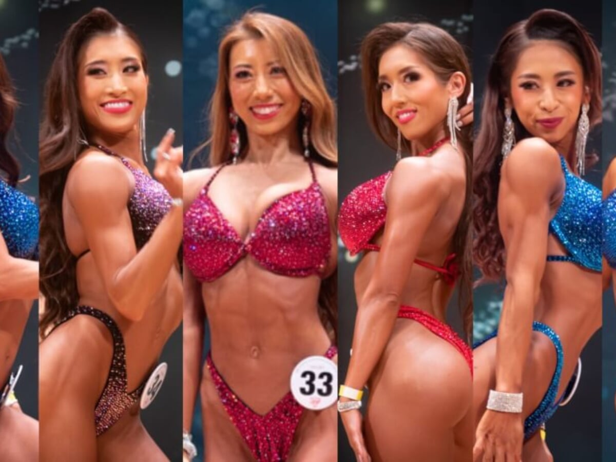 JBBF】絶対女王・安井の国内無敗が確定。ビキニ日本一を競ったTOP6の艶