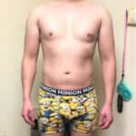 Before 身長164cm、体重64kg