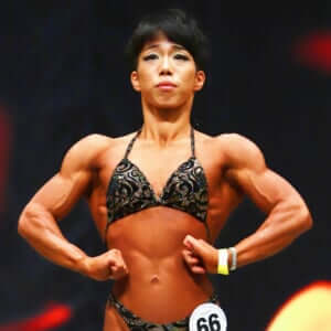 競技2戦目、突如現れた27歳の超新人が日本女子筋肉界のTOP10入り!