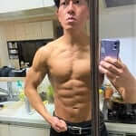 After(2023年2月)体重71kg、体脂肪率9%