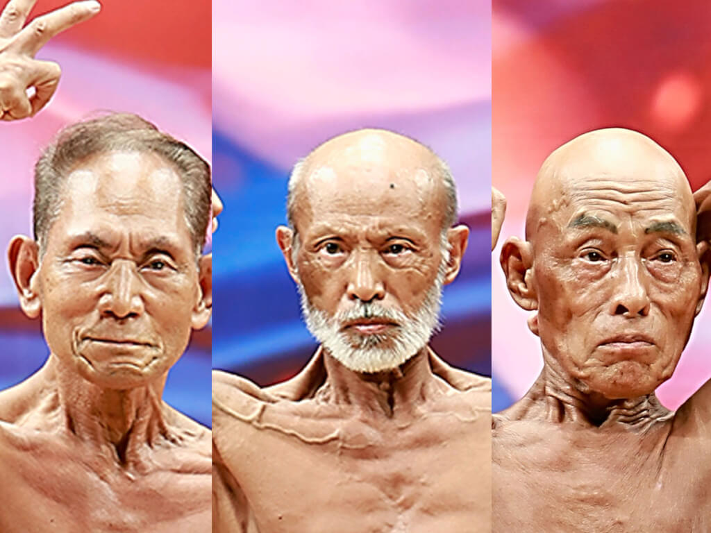 80歳以上のボディビルダーたち