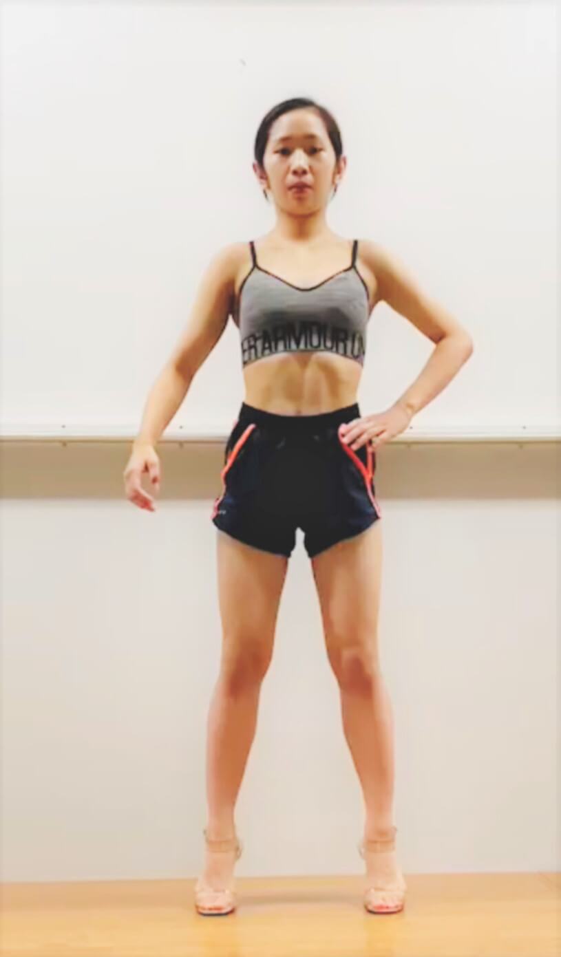 トレーニングを始める前の小林さん