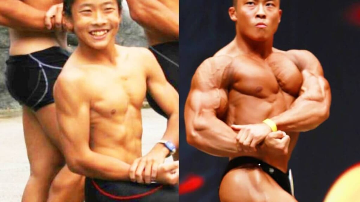 最初はみんな細かった」鋼の筋肉ボディでCM出演中！23歳のボディビル