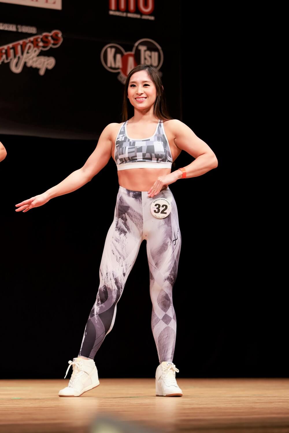 西郷愛美さん(マッスルゲート兵庫レギンスフィットネス158cm以下級）