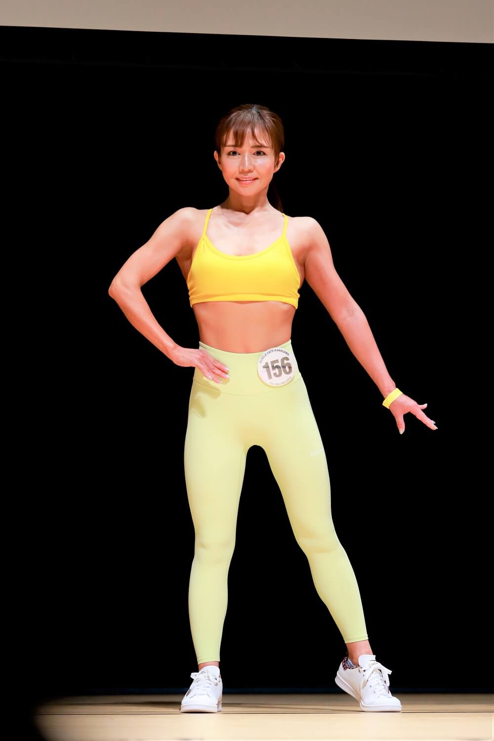 山本ひろこさん（マッスルゲート神奈川 ウーマンズレギンス158cm以下級）