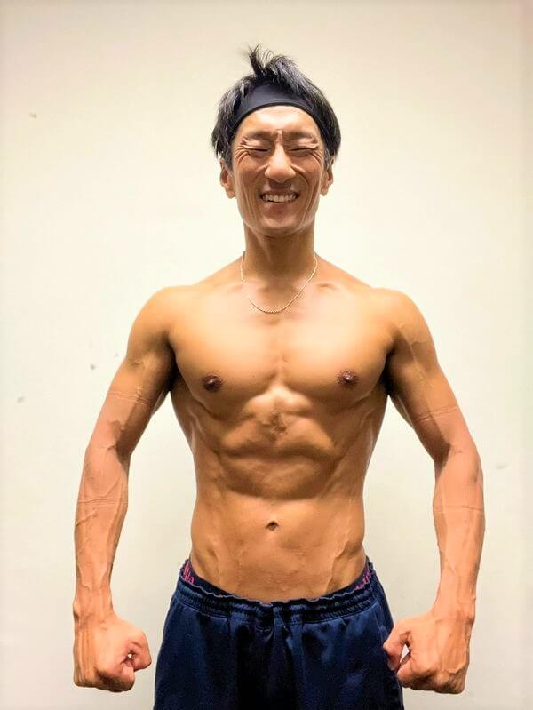 After５人の子を持つシングルファーザーのバキバキ腹筋！