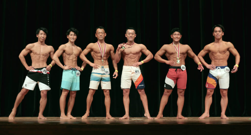 メンズフィジーク新人の部168㎝以下級