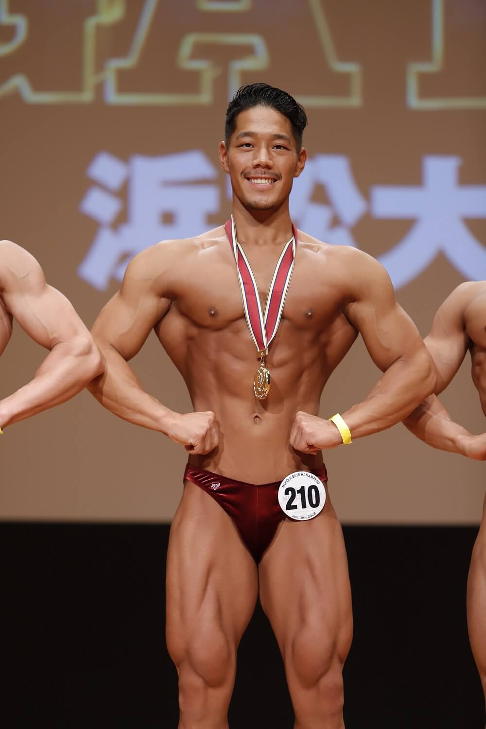 マッスルゲート浜松大会 ボディビル新人の部優勝 珍田拓実さん