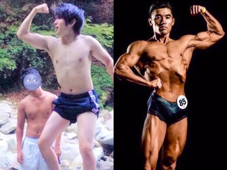 筋トレを始める前との比較