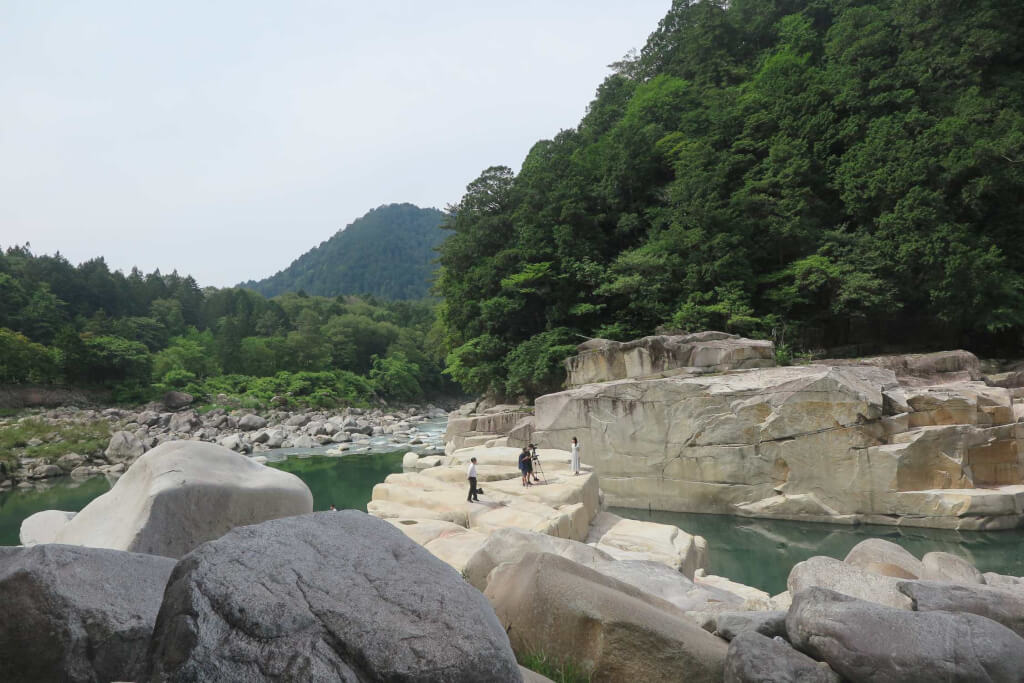 竹田聖彩さんの動画撮影風景