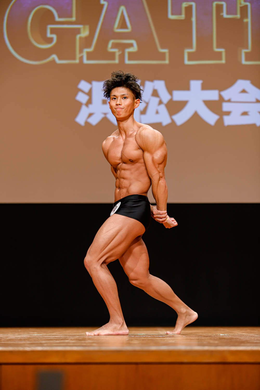 マッスルゲート浜松で魅せた那須雄樹さんの筋肉美