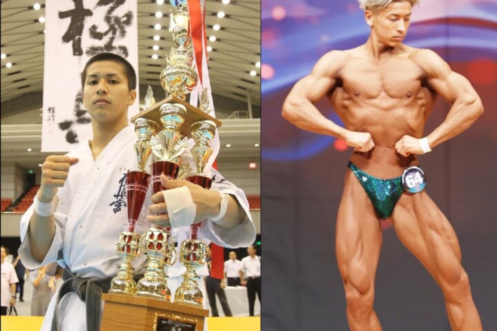 原田祐光さん（撮影：中島康介、写真提供：ワールド空手）