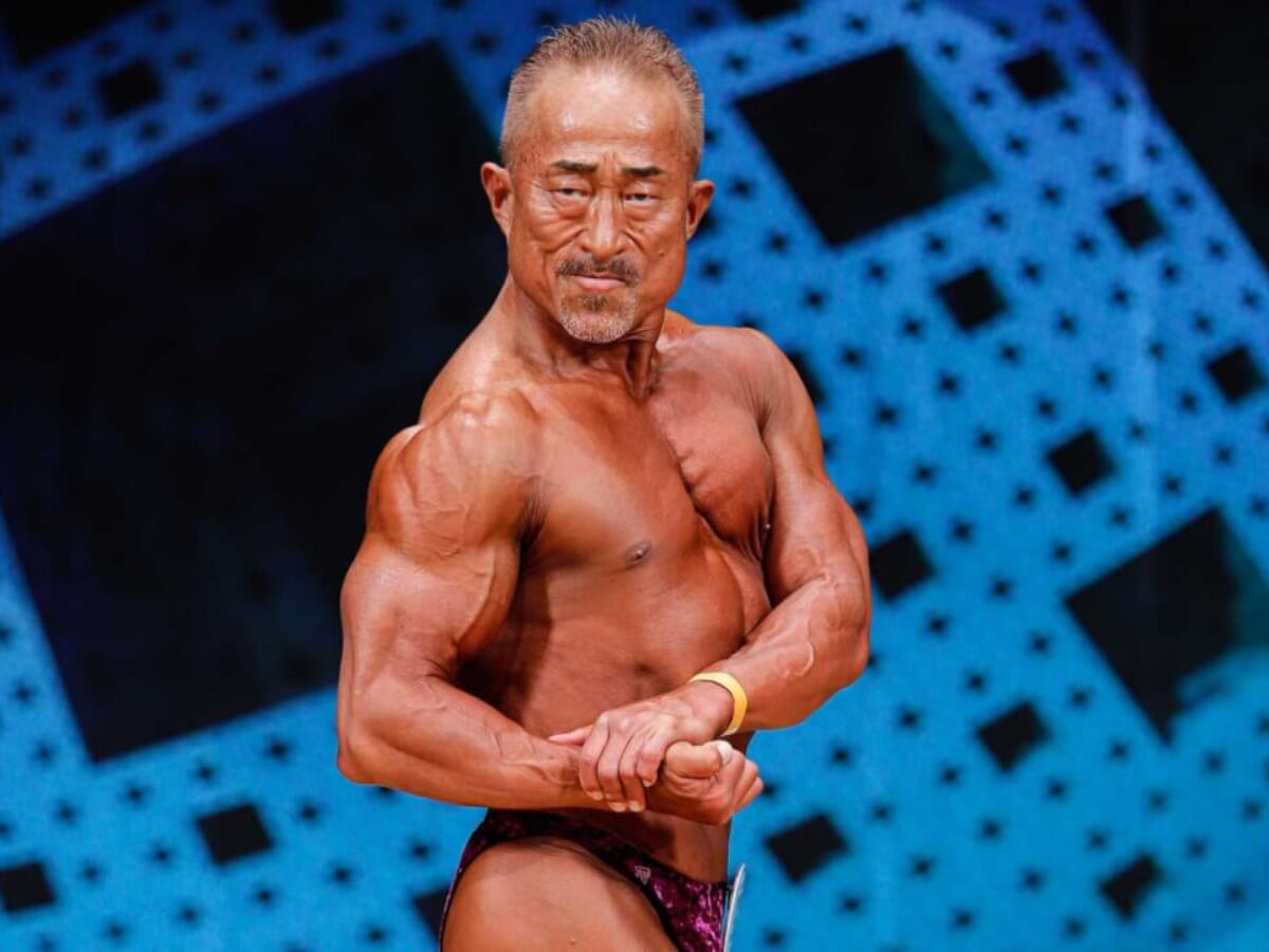 角田信朗、年齢別ボディビルの日本大会で見事銅メダル！角田主導の