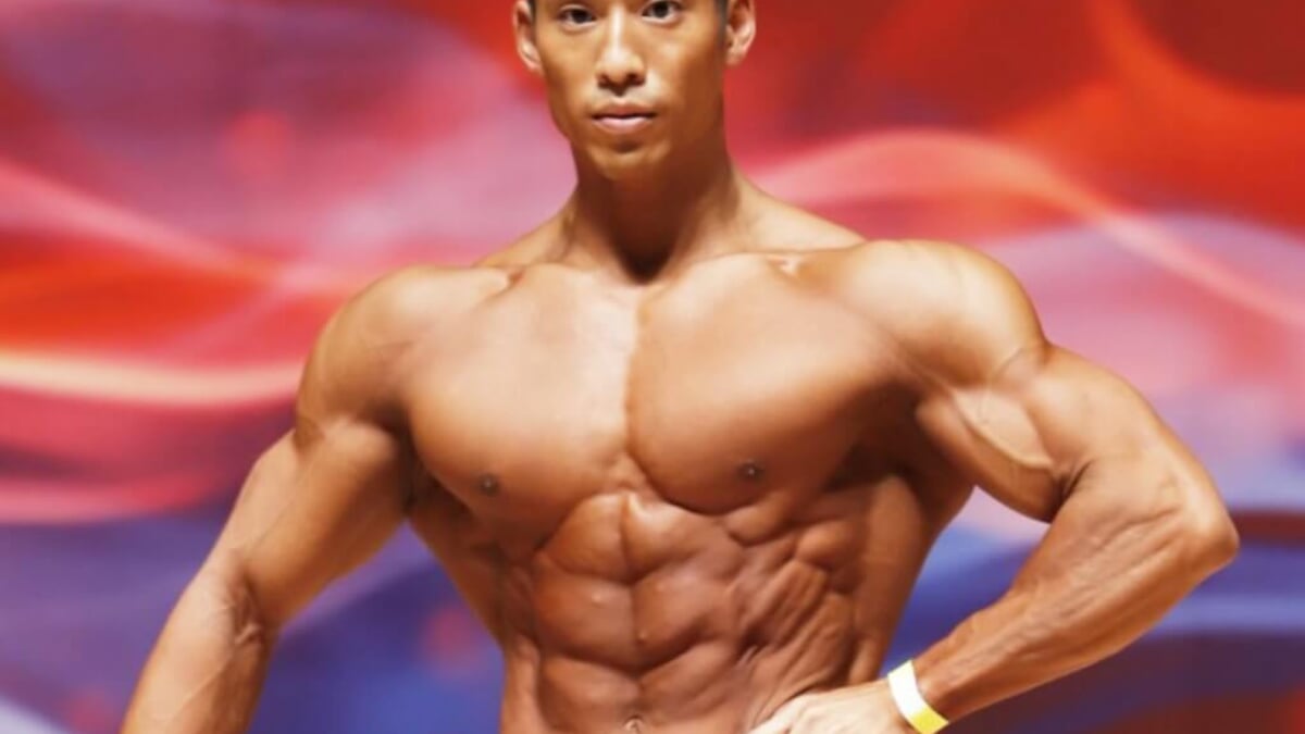 ボッコボコに隆起した背中で全国2位へ。気鋭のメンズフィジーク選手が