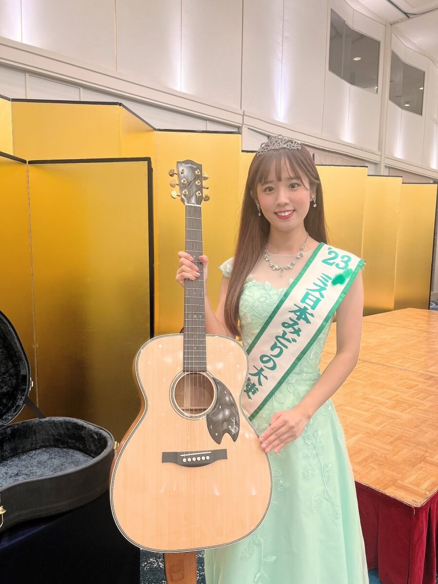 ミス日本みどりの大使の上村さや香