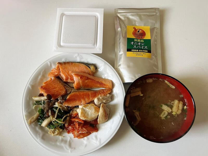 神谷選手の減量食