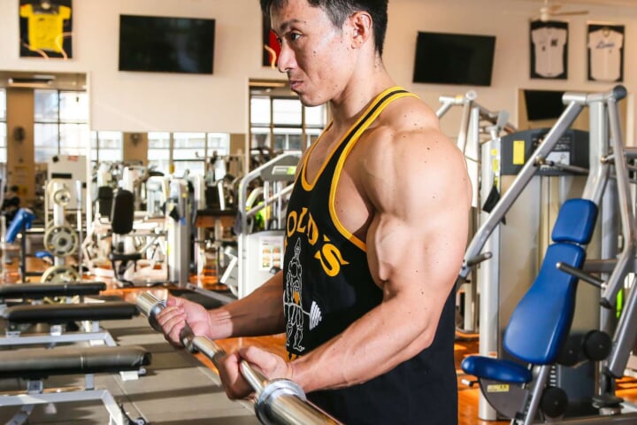ボディビル元世界チャンピオンの鈴木雅さん（撮影：北岡一浩）