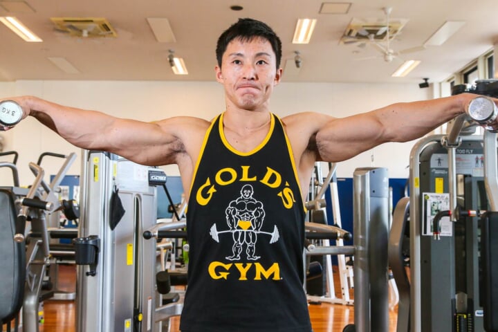 ボディビル元世界チャンピオンの鈴木雅さん（撮影：北岡一浩）