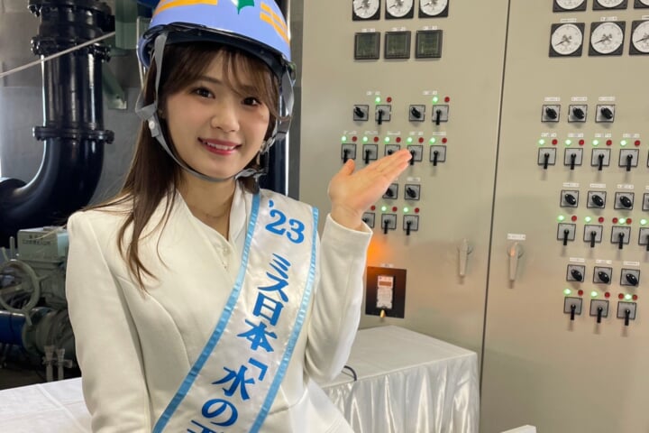 ミス日本「水の天使」竹田聖彩
