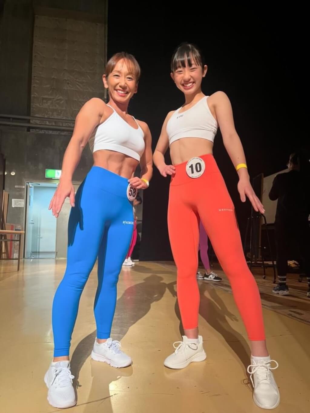 親子でツーショット