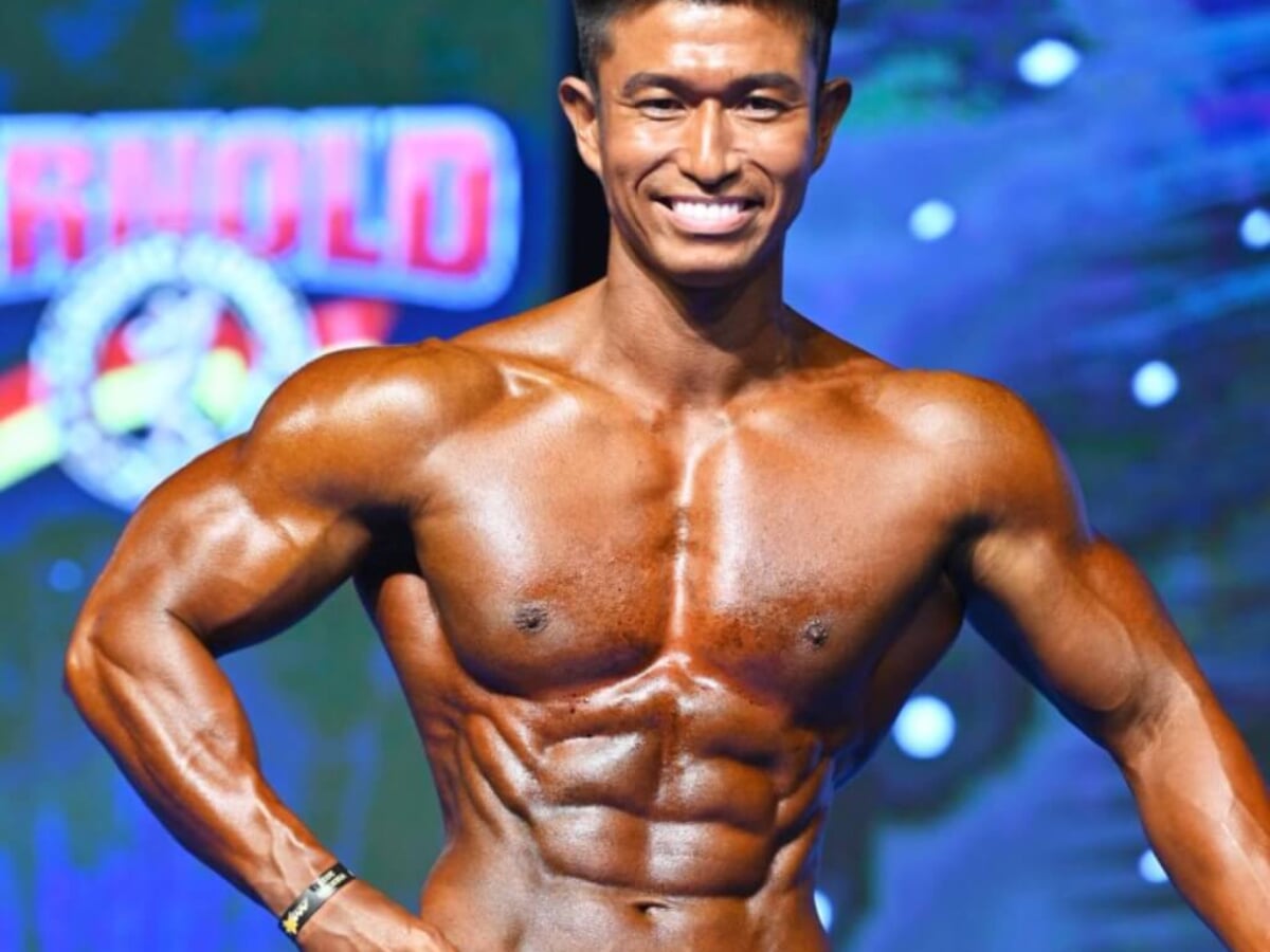 腹筋男 外間博也選手（撮影：Igor-