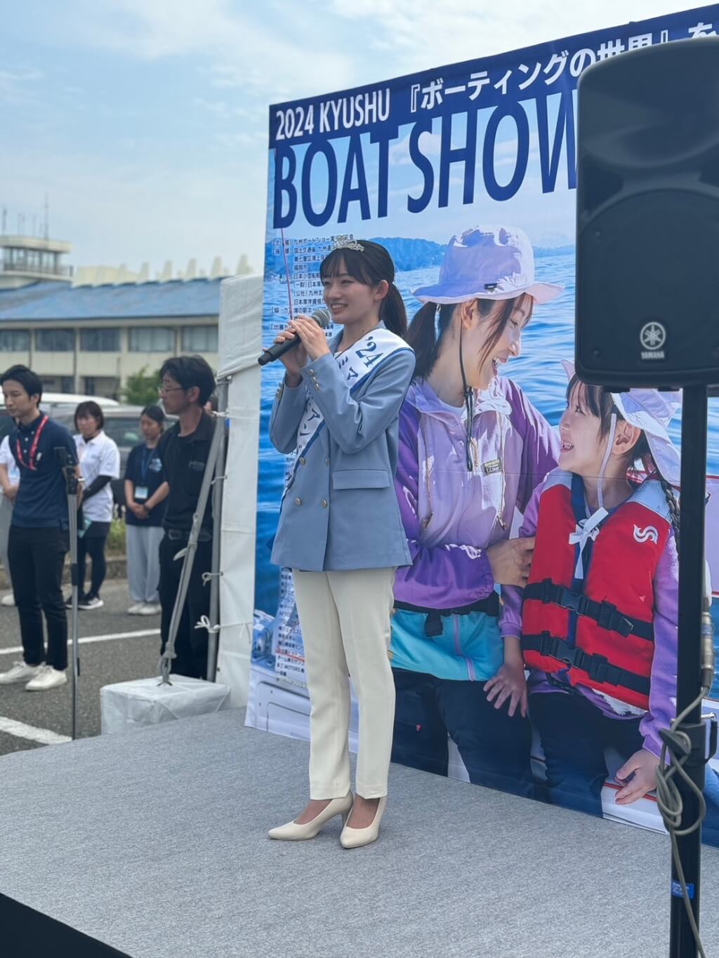 ミス日本「海の日」の有馬佳奈さん