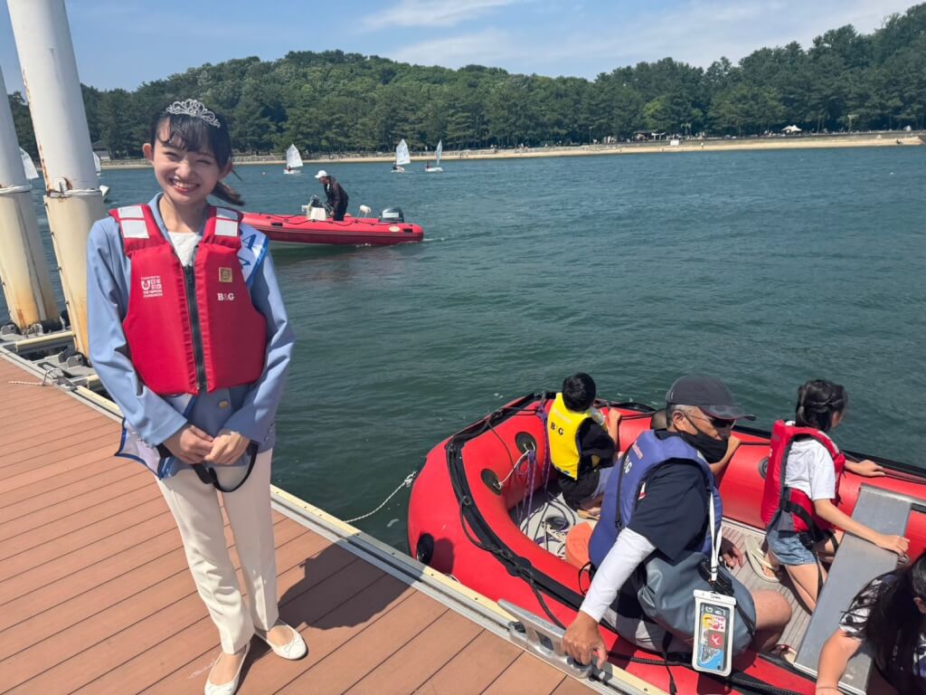 ミス日本「海の日」の有馬佳奈さん