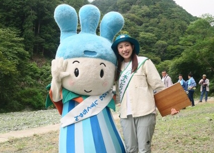 ミス日本みどりの大使の安藤きらりさん