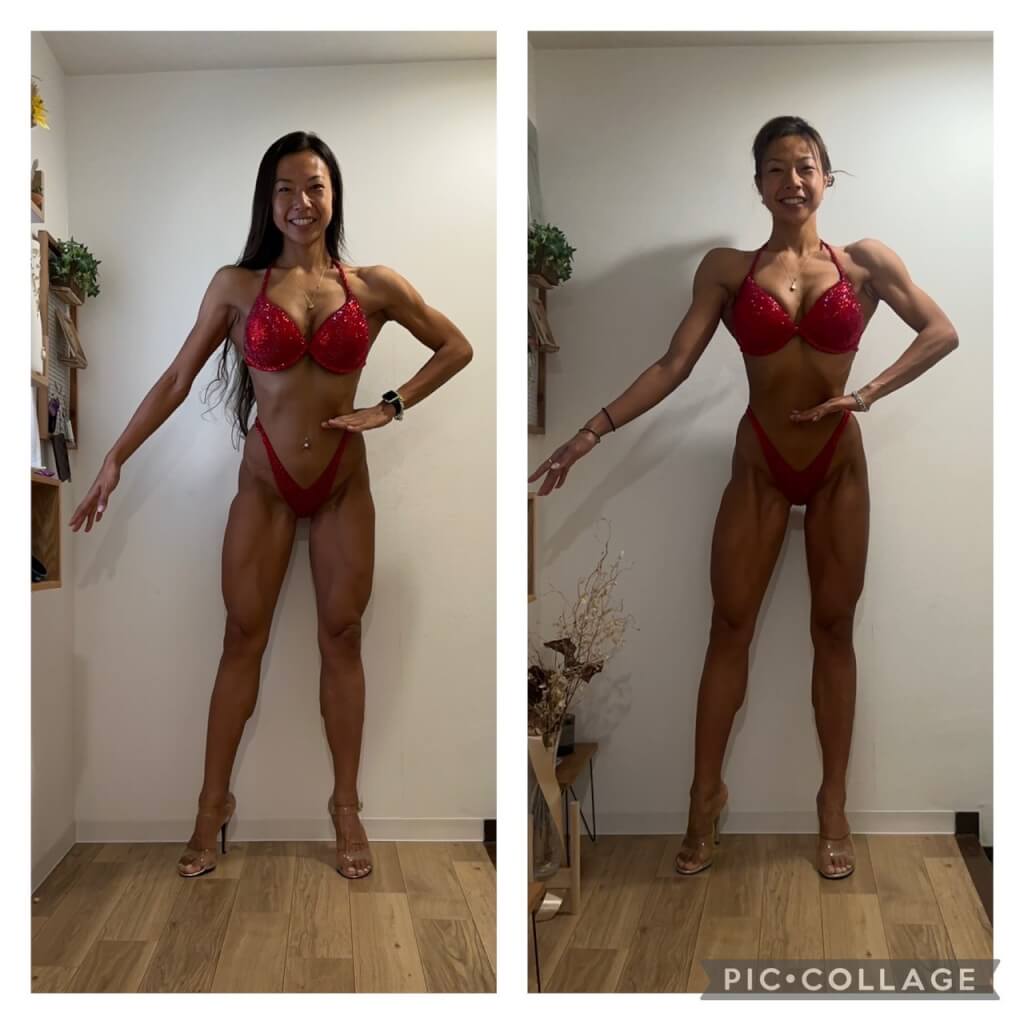 善本富久美さん 2023年と2024年ビフォーアフター