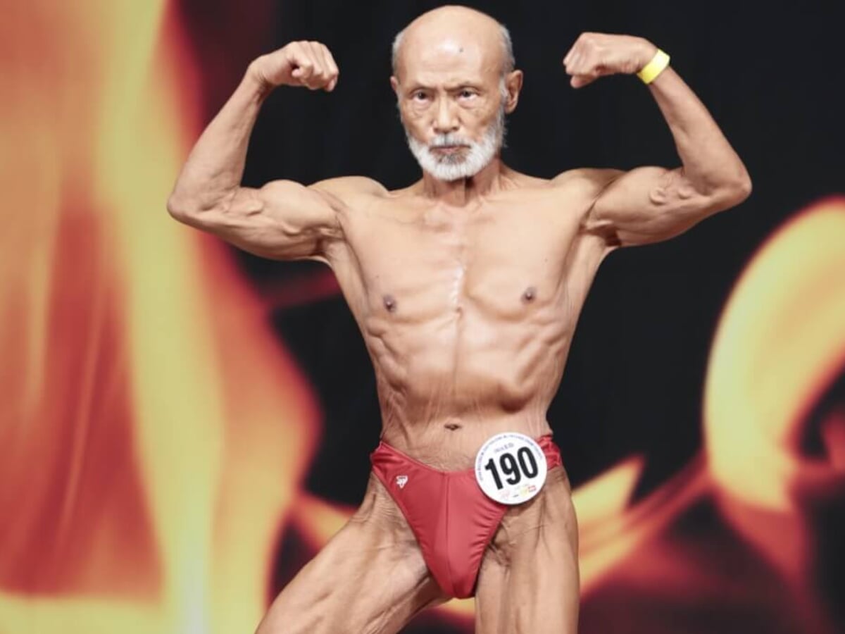 定年退職後にボディビルダーに」80歳以上級で3連覇の鉄人ビルダー 