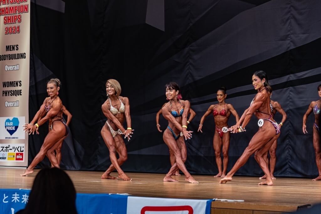 日本女子フィジーク選手権（撮影：FITNESSLOVE編集部）