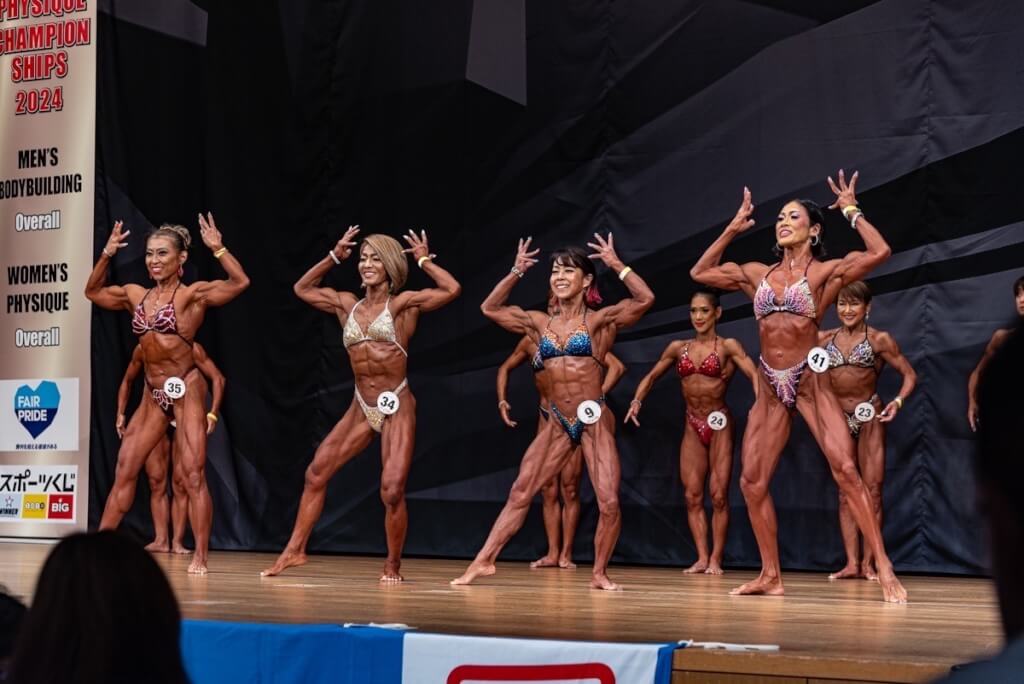 日本女子フィジーク選手権（撮影：FITNESSLOVE編集部）