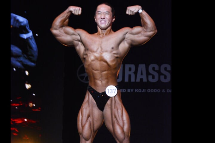 刈川啓志郎選手（撮影；FITNESS LOVE編集部）