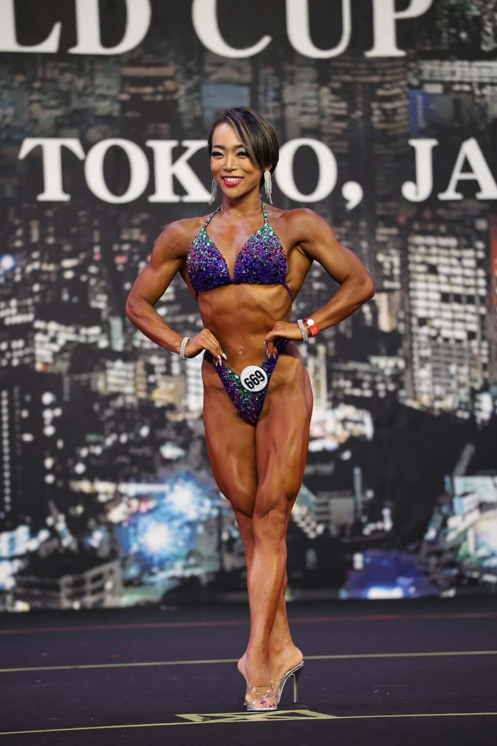安田千秋選手（世界フィットネス選手権）